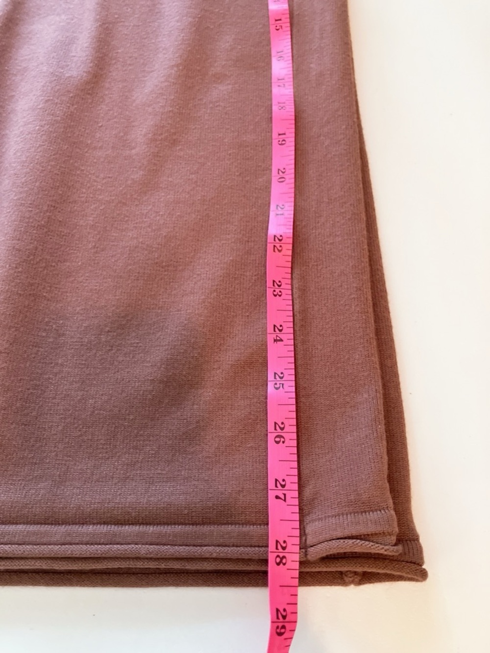 Amazon High-Rise Wide-Leg Drawstring Knit Lounge Pants Coffee Brown NWOT Small - Picture 8 of 10